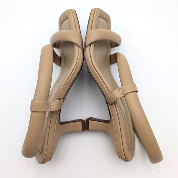 Vince Coline Slingback Padded Leather Sandals Women's Blonde Size US7M EU37 - Picture 7 of 12